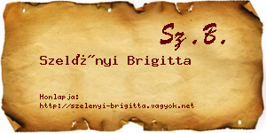 Szelényi Brigitta névjegykártya